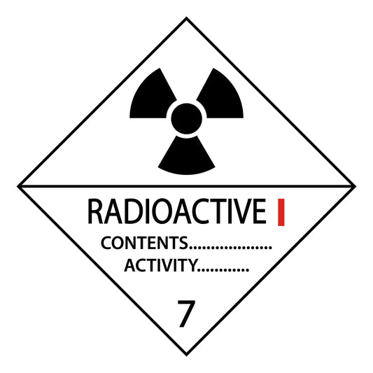 100 Dangerous Goods Labels "LH-GG-07-01" 5x5cm or 10x10 cm made of paper or plastic LH-GG-07-01
