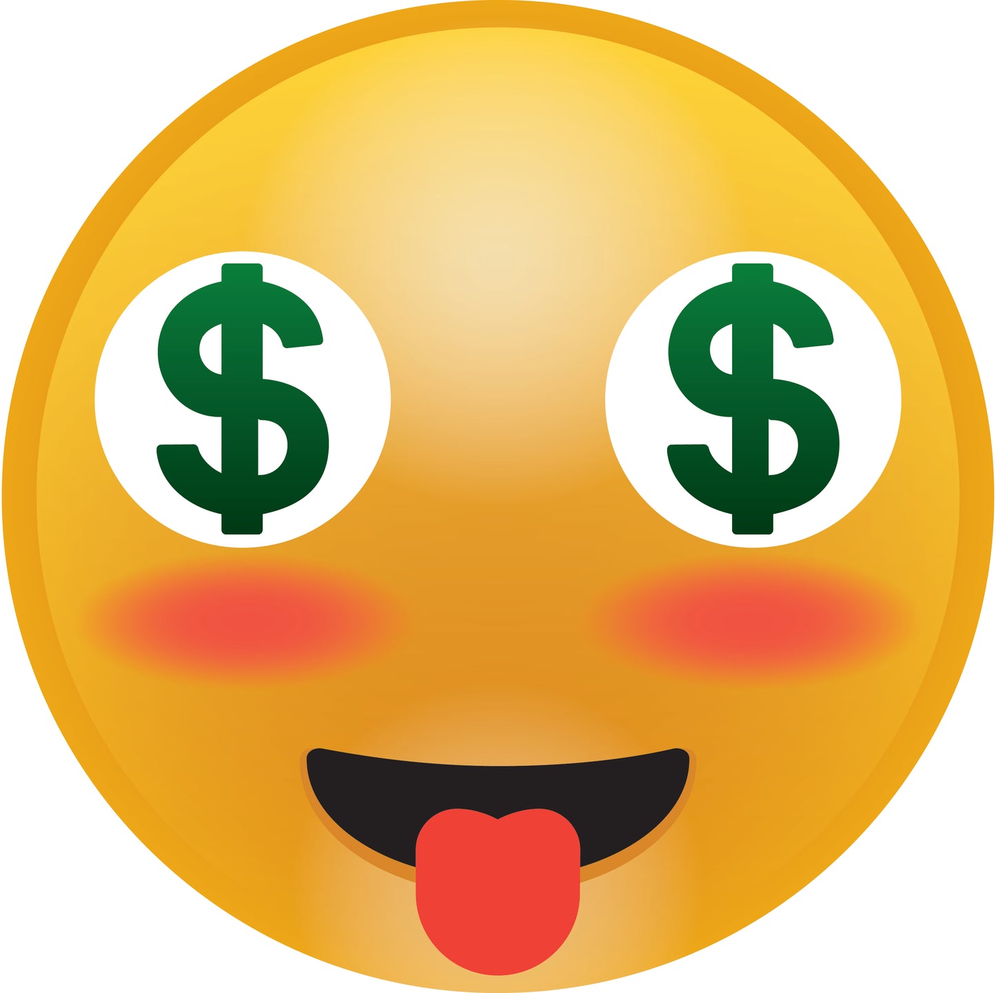 Smiley sticker 2 - 60 cm size Quantities very cheap LH-SMI-10400