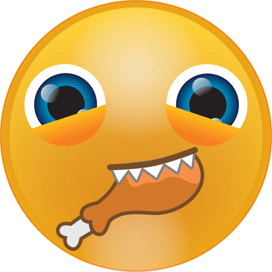 Smiley sticker 2 - 60 cm size Quantities very cheap LH-SMI-10730