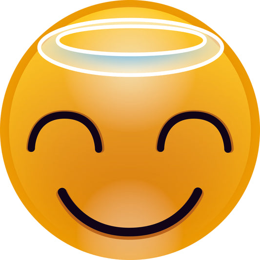 Smiley sticker 2 - 60 cm size Quantities very cheap LH-SMI-10760