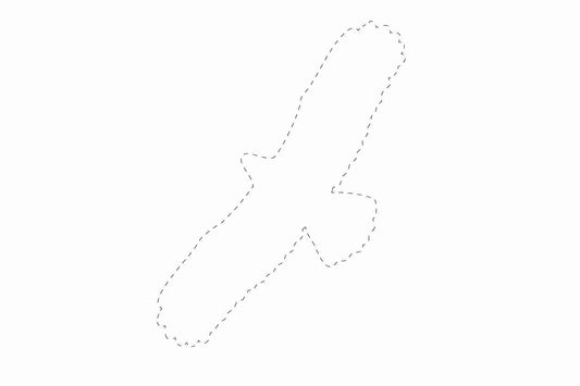 Bird protection sticker 60-100 cm LH-VOG-100-0, white color, made of weatherproof plastic