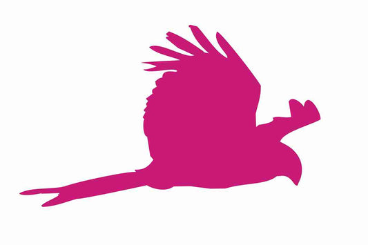 Bird protection sticker 10-50 cm LH-VOG-120-26, magenta color, made of weatherproof plastic