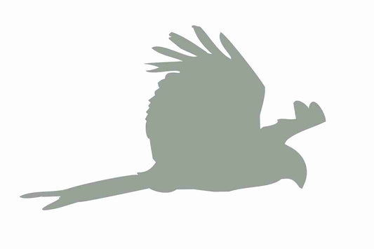 Bird protection sticker 10-50 cm LH-VOG-120-91, light gray color, made of weatherproof plastic