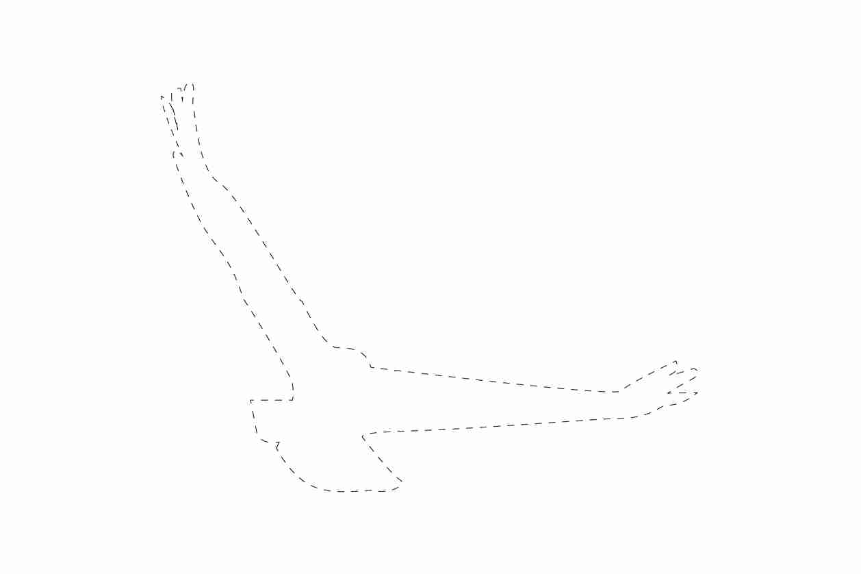 Bird protection sticker 10-50 cm LH-VOG-140-0, white color, made of weatherproof plastic