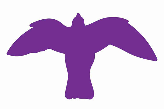 Bird protection sticker 10-50 cm LH-VOG-50-34, purple color, made of weatherproof plastic