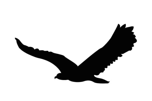 Bird protection sticker 60-100 cm LH-VOG-80-88, black color, made of weatherproof plastic