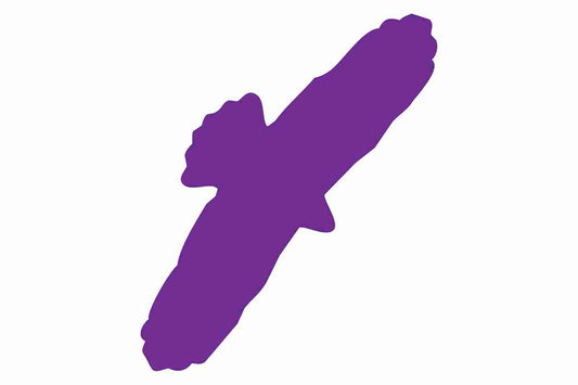 Bird protection sticker 10-50 cm LH-VOG-90-34, purple color, made of weatherproof plastic