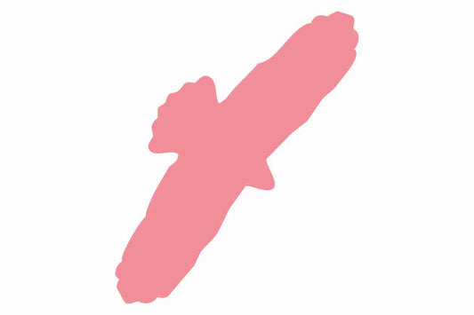 Bird protection sticker 10-50 cm LH-VOG-90-812, light red color, made of weatherproof plastic