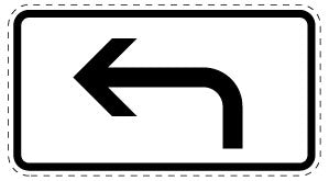 1 Stuk of traffic sign  2-15 cm LH-Verk-1000-11