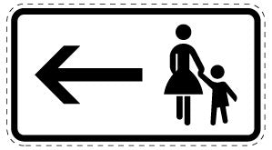 1 Stuk of traffic sign  2-15 cm LH-Verk-1000-12