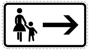 1 Stuk of traffic sign  2-15 cm LH-Verk-1000-22