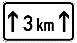 1 Stuk of traffic sign  2-15 cm LH-Verk-1001-31
