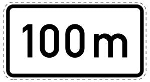 1 Stuk of traffic sign  2-15 cm LH-Verk-1004-30