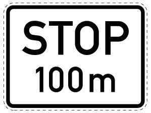 1 Stuk of traffic sign  2-15 cm LH-Verk-1004-31