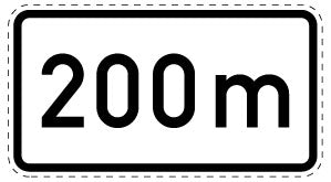 1 Stuk of traffic sign  2-15 cm LH-Verk-1004-32
