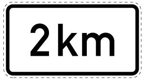 1 Stuk of traffic sign  2-15 cm LH-Verk-1004-35