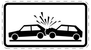 1 Stuk of traffic sign  2-15 cm LH-Verk-1006-36