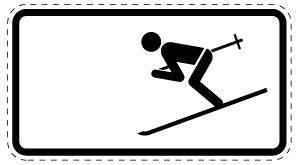 1 Stuk of traffic sign  2-15 cm LH-Verk-1010-11