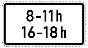 1 Stuk of traffic sign  2-15 cm LH-Verk-1040-31
