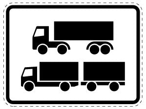1 Stuk of traffic sign  2-15 cm LH-Verk-1048-15