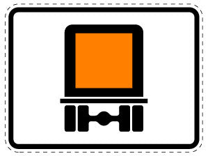 1 Stuk of traffic sign  2-15 cm LH-Verk-1052-30