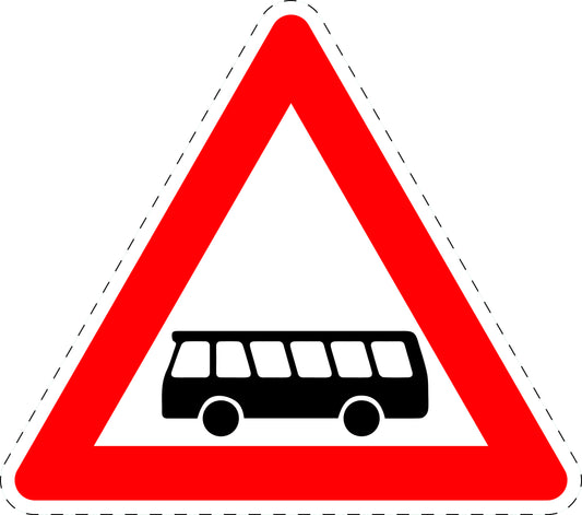 1 Stuk traffic sign "Motor coaches (buses)" 20–70 cm LH-Verk-145