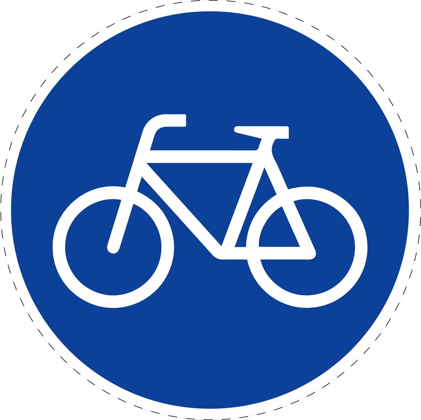 1 Stuk traffic sign "Cycle Path Only" –2-15 cm – LH-Verk-237