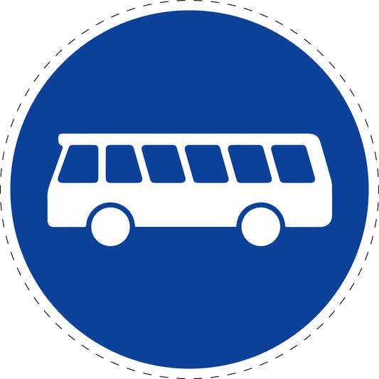 1 Stuk traffic sign "Bus Lane" –2-15 cm – LH-Verk-245