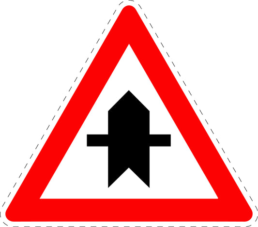1 Stuk of traffic sign "Yield" 2-15 cm LH-Verk-301