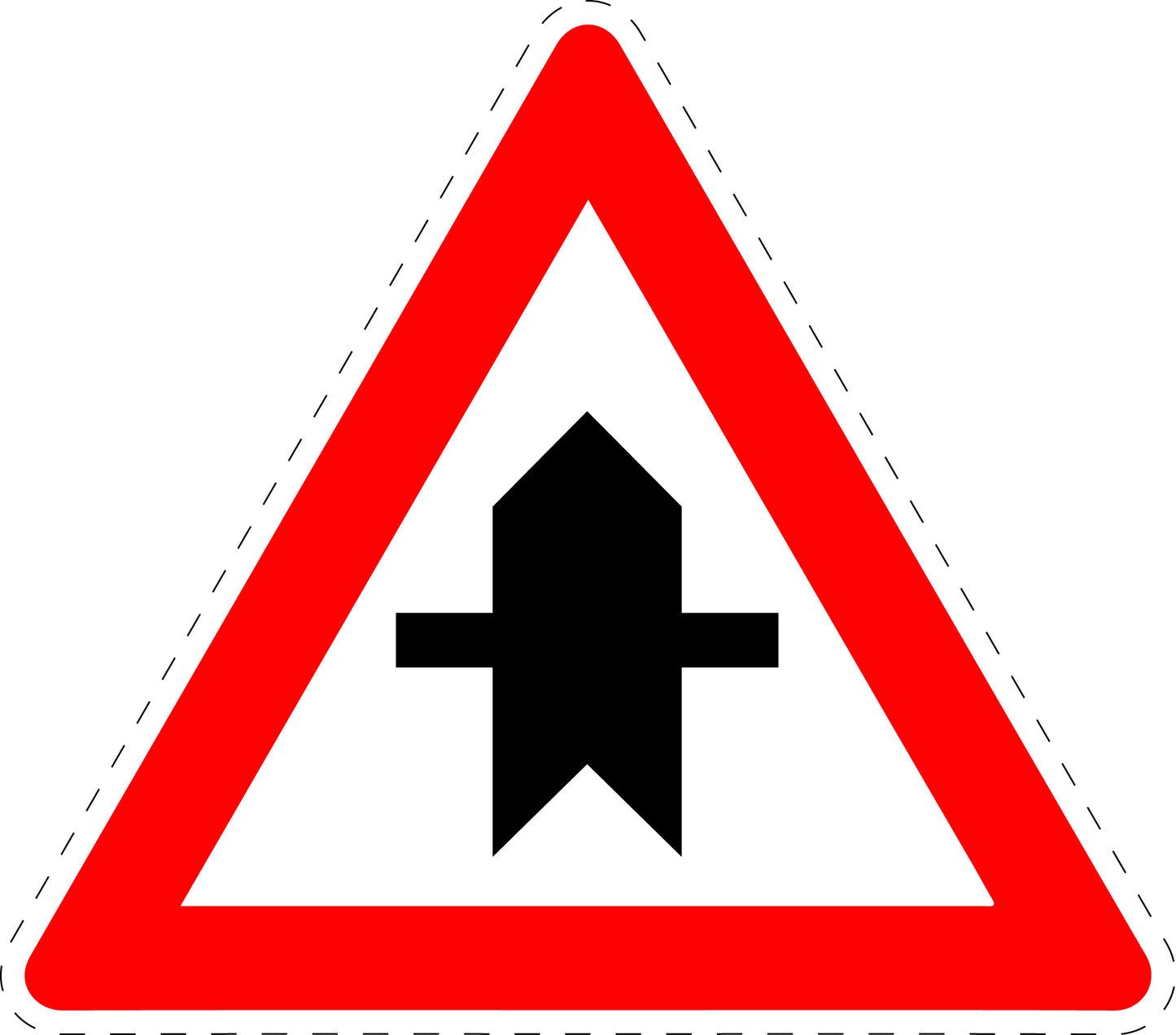 1 Stuk of traffic sign "Yield" 20–70 cm LH-Verk-301