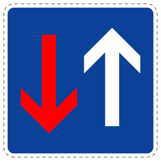 1 Stuk of traffic sign "Priority over oncoming traffic" 20–70 cm LH-Verk-308