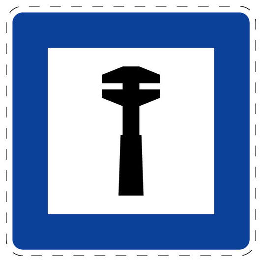 1 Stuk of traffic sign "Breakdown Assistance" 20–70 cm LH-Verk-359
