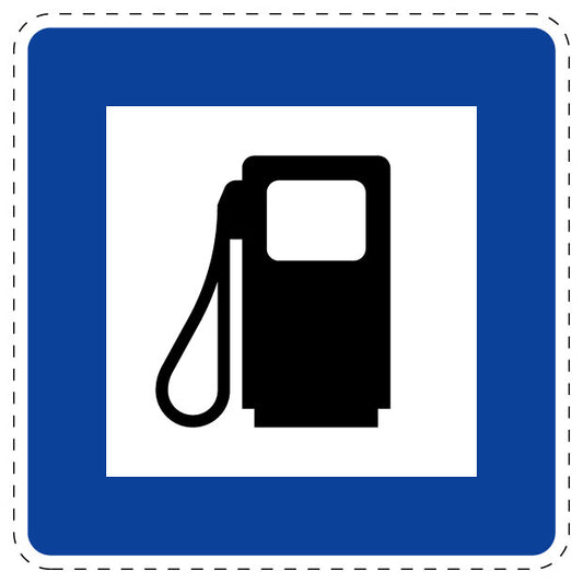 1 Stuk of traffic sign "Petrol Station" 20–70 cm LH-Verk-361-50
