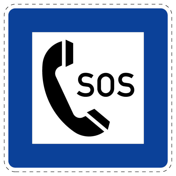 1 Stuk of traffic sign  2-15 cm LH-Verk-365-51