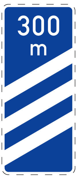 1 Stuk of traffic sign  2-15 cm LH-Verk-450