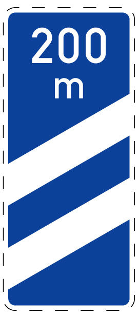 1 Stuk of traffic sign  2-15 cm LH-Verk-451