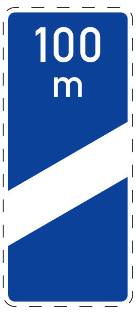 1 Stuk of traffic sign  2-15 cm LH-Verk-452