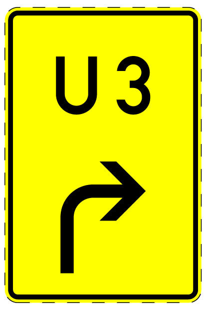1 Stuk of traffic sign  2-15 cm LH-Verk-455-20