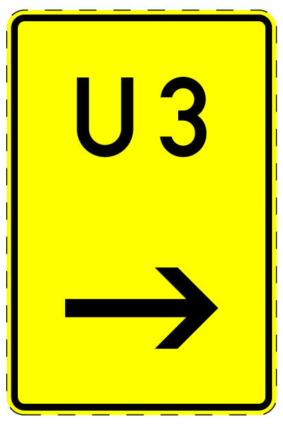 1 Stuk of traffic sign  2-15 cm LH-Verk-455-21