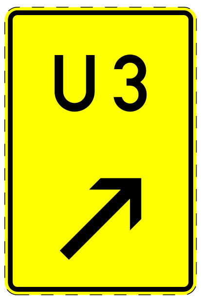 1 Stuk of traffic sign  2-15 cm LH-Verk-455-22