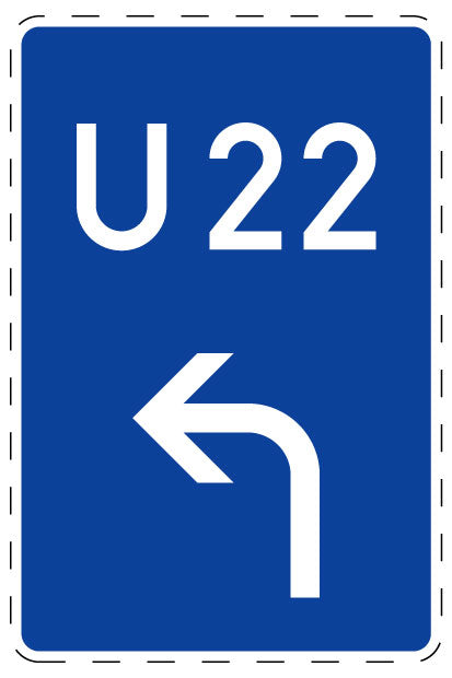 1 Stuk of traffic sign  2-15 cm LH-Verk-460-10