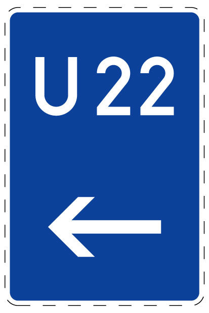 1 Stuk of traffic sign  2-15 cm LH-Verk-460-11