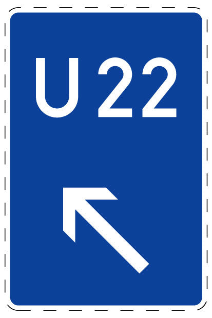 1 Stuk of traffic sign  2-15 cm LH-Verk-460-12