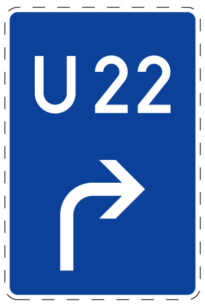 1 Stuk of traffic sign  2-15 cm LH-Verk-460-20