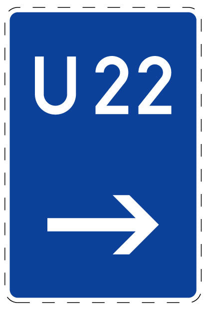 1 Stuk of traffic sign  2-15 cm LH-Verk-460-21