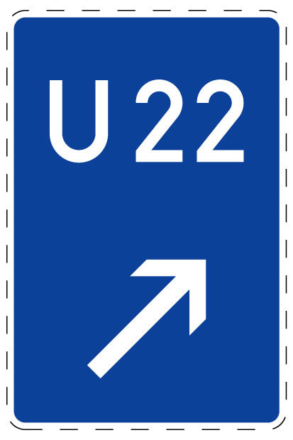 1 Stuk of traffic sign  2-15 cm LH-Verk-460-22