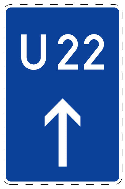 1 Stuk of traffic sign  2-15 cm LH-Verk-460-30