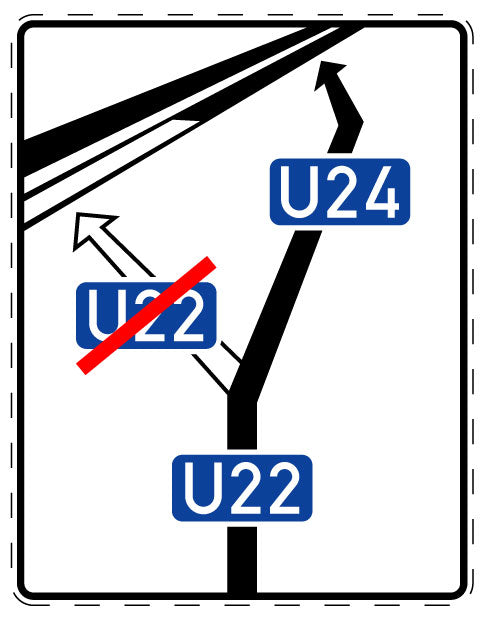 1 Stuk of traffic sign  2-15 cm LH-Verk-466