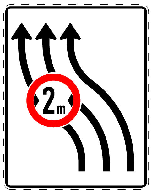 1 Stuk of traffic sign  2-15 cm LH-Verk-515-13