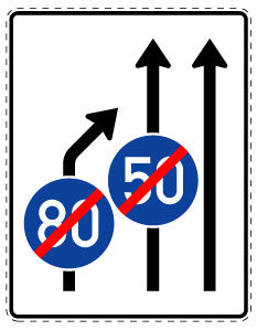 1 Stuk of traffic sign  2-15 cm LH-Verk-535-21